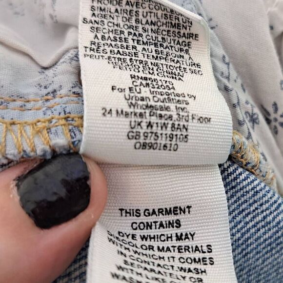 Free People We The Free Women's Blossom Rigid Distressed Skinny Jeans size 30 - Picture 9 of 9